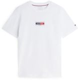 Tommy Hilfiger T-shirt Homme Coton Manches Courtes Taille M Bleu Marine/Rouge/Blanc
