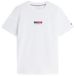 Tommy Hilfiger T-shirt Homme Coton Manches Courtes Taille M Bleu Marine/Rouge/Blanc
