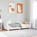 Maison Exclusive - Lit en bois massif sans matelas, blanc, 90x200 cm, en pin