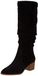 Amazon Essentials Dames hoge laarzen met blokhakken, zwart, 7 UK breed