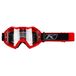 Klim Viper Fracture, lunettes de protection, Rouge/Noir Net, Taille Unique