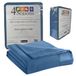 Thermee Micro Flannel All Seasons Lichtgewicht lakendeken, machinewas en droog, zonder pilling, landblauw, vol/koningin