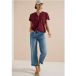 cecil Shirt met splitnek in effen kleur