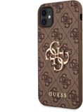 Guess Backcase hoesje - iPhone 11/XR - Bruin - Kunstleer
