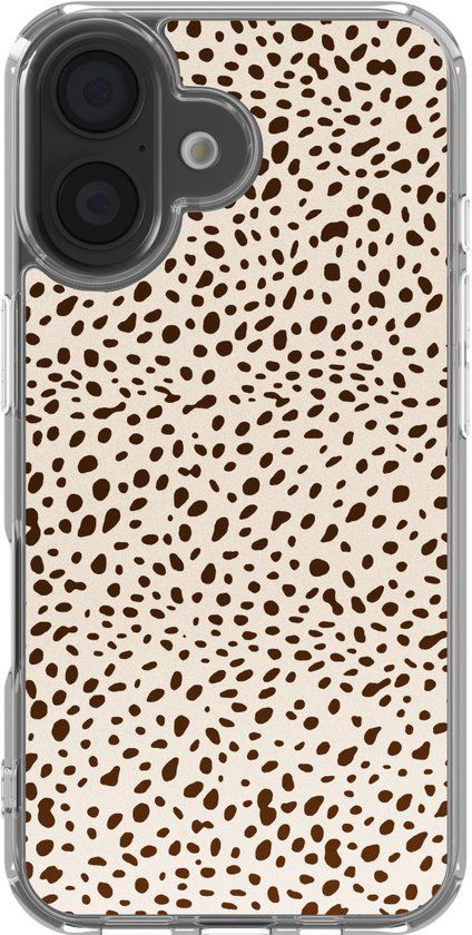 imoshion Hoesje - Geschikt voor Apple iPhone 16 - Design hoesje - Desert Dots