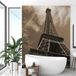 Eiffel Sépia Papier Peint Panoramique - 325 cm x 488 cm