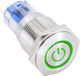 TRU COMPONENTS TRU COMPONENTS 1303021 LAS2GQF-11ET/G/12V/S/P Druktoets 48 V/DC 2 A 1x aan/(aan) Moment Groen IP65 1 stuk(s)