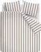 Vtwonen Fun Stripe dekbedovertrek - Tweepersoons - 200 x 220 cm - Zand
