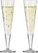Ritzenhoff Champagne Glazen - Sterren Design Goud - 2 Stuks - Kristalglas - 205 ml