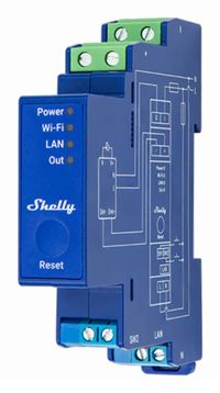 Shelly Pro Dimmer 0/1-10V PM - LED Dimmer - Blauw