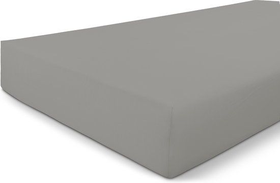 Walra Jersey Hoeslaken - 80x200 - Taupe - 100% Katoen