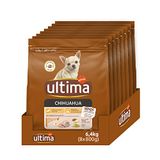 Ultima Chihuahua droogvoer voor honden, 8 x 800 g, totaal 6,4 kg