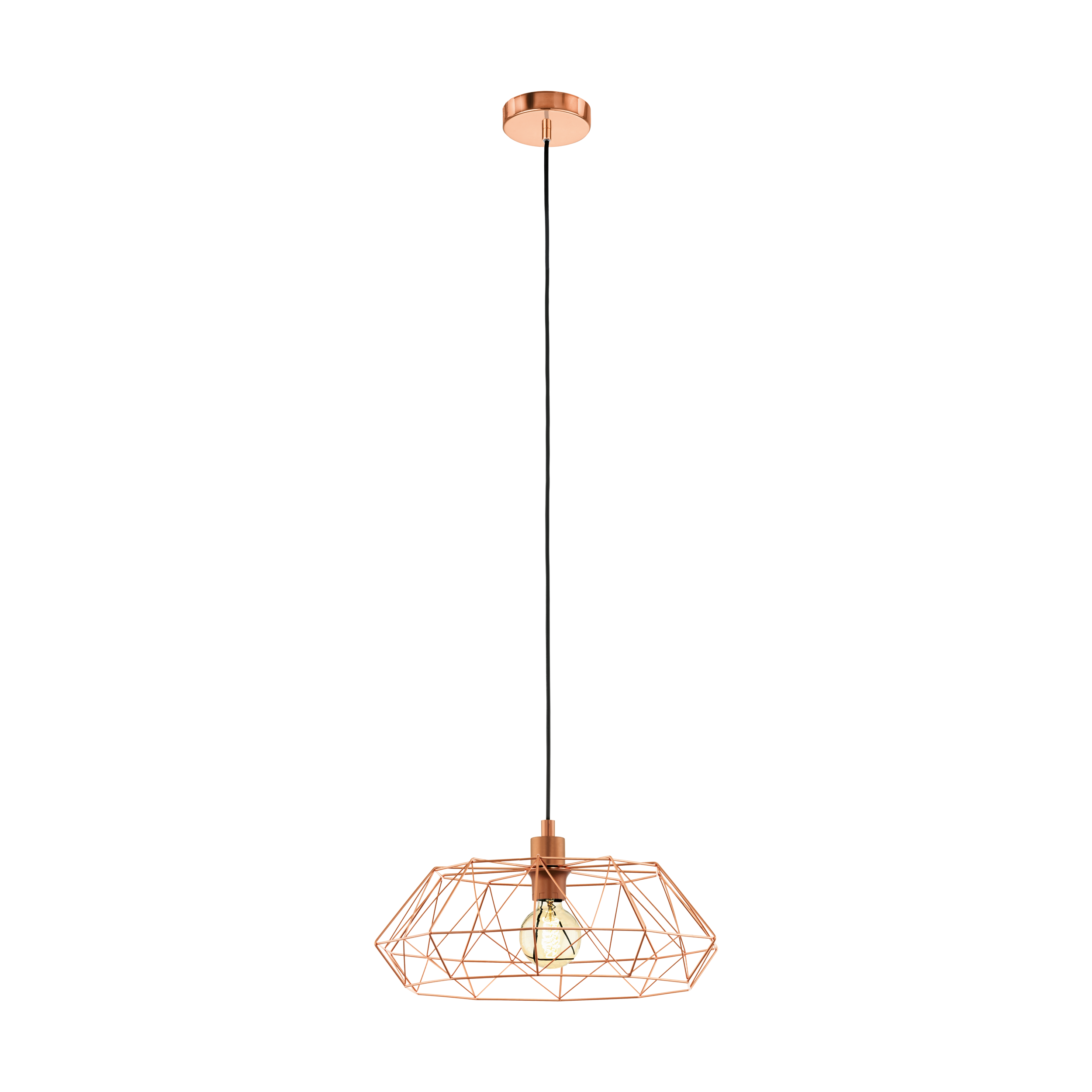 EGLO Carlton 2 Hanglamp - Staal - E27 - 110 cm - 49488