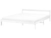 Beliani MADONE Tweepersoonsbed Wit 180 x 200 cm Dennenhout