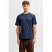 JACK&JONES Heren T-shirt - Navy Blazer - Katoen - XXL