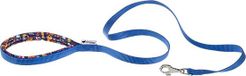 Ferplast hondenriem Daytona 120 x 1,5 cm nylon/staal blauw