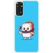 Redmi Bedrukt siliconen hoesje compatibel met Redmi Note 11 4G Sushi happy