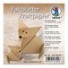 Ursus 3426800 - vouwbladen kraftpapier, ca. 10 x 10 cm, van natron kraftpapier, 80 g/m², 100 vellen, geribbeld, voor kleine en grote origami kunstenaars, ideaal voor creatieve knutselwerken
