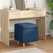Maison Exclusive Pouf exclusif avec rangement, couleur bleu, dimensions 40 x 40 x 45 cm, revêtement en tissu