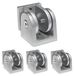 Set de 4 raccords d'angle en aluminium pour montage flexible