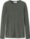 NAME IT NKNWAX WOOL RIB LS TOP - Unisex - Lange mouwen shirts - Maat 122/128 - Wol - Mulled Basil