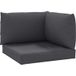 Maison Exclusive - Coussin de palette lot de 3 anthracite tissu Oxford