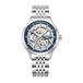 ROAMER Competence Skeleton IV Heren Polshorloge Analoog Staal Blauw
