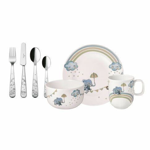 Villeroy & Boch Walk like an Elephant Kinderservies - 7-delig - Porselein - Meerkleurig