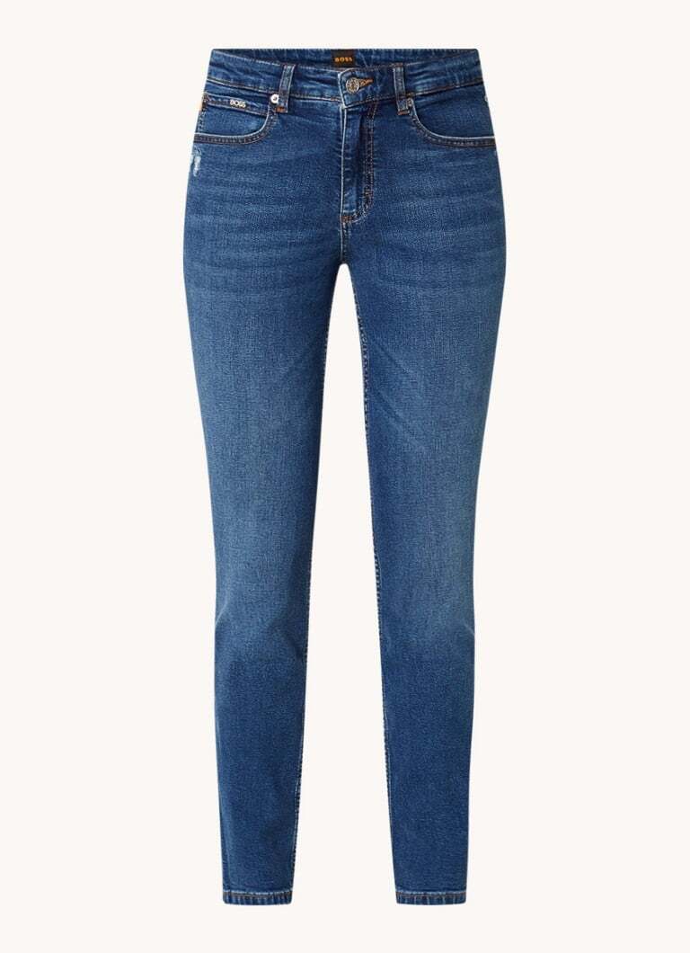 HUGO BOSS HUGO BOSS Jackie high waist skinny jeans met donkere wassing