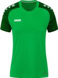 Jako Performance T-Shirt Dames - Zwart / Zachtgroen | Maat: 34