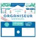 Organiseur Mémoniak Organiseur mensuel 2027 - Ambiance florale, 16 mois, septembre 2026-décembre 2027