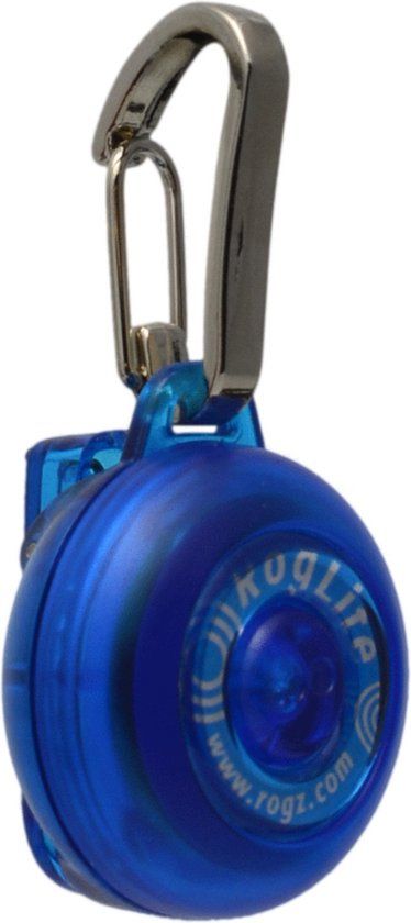 Rogz RogLite Veiligheidslampje voor Honden - Blauw