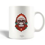 Maniacase Keramische mok Death's Head Illustratiedag