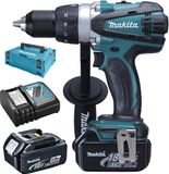 Makita DDF458RTJ 18V Accu Boor-/Schroefmachine Set (2x 5.0Ah) + Mbox