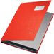 LEITZ handtekenmap/vloeiboek, PP-omslag, 10 vakken, rood
