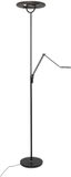 Steinhauer Exclusive Soleil Vloerlamp Zwart Kunststof Metaal LED