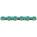 KMC X12L Aurora Green 12-speed waxed chain, 126 links, Shimano compatible, incl. Missinglink