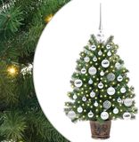 vidaXL Kunstkerstboom met 150 LED's, Groen, 75 cm