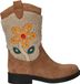 Shoesme Cowboylaarzen Meisjes Brown Flower Leer Maat 27