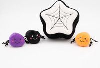 ZippyPaws Halloween Burrow Spider Web Hondenspeelgoed