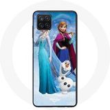 Maniacase Hoesje voor Samsung Galaxy A42 5G Sneeuwkoningin Elsa Anna Olaf