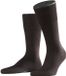 FALKE No. 6 Finest Merino & Silk sokken heren bruin - maat 43-44