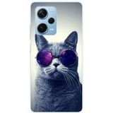 1001 coques Xiaomi Redmi Note 12 Pro Plus Chat a lunette bedrukt siliconen hoesje
