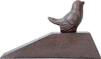 Esschert Design Deurwig vogel gietijzer bruin