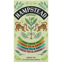 Hampstead Tea Hampstead Groene Thee Assortiment 4 Smaken - 4x5 zakjes
