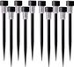 Sunnydays Tuinlampen / prikspot Mood - zwart - 15x stuks - kunststof - waterbestendig - 37 cm