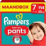 Pampers Baby Dry Pants Maat 7 Maandbox 114 stuks 17+KG