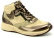 Durea 9778 wijdte G Hoge Sneakers Vrouwen Nubuck Taupe - wG