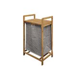 Douceur d'Intérieur 1801441 wasrek, polyester + bamboe, meerkleurig, 42,5 x 30 x 76 cm