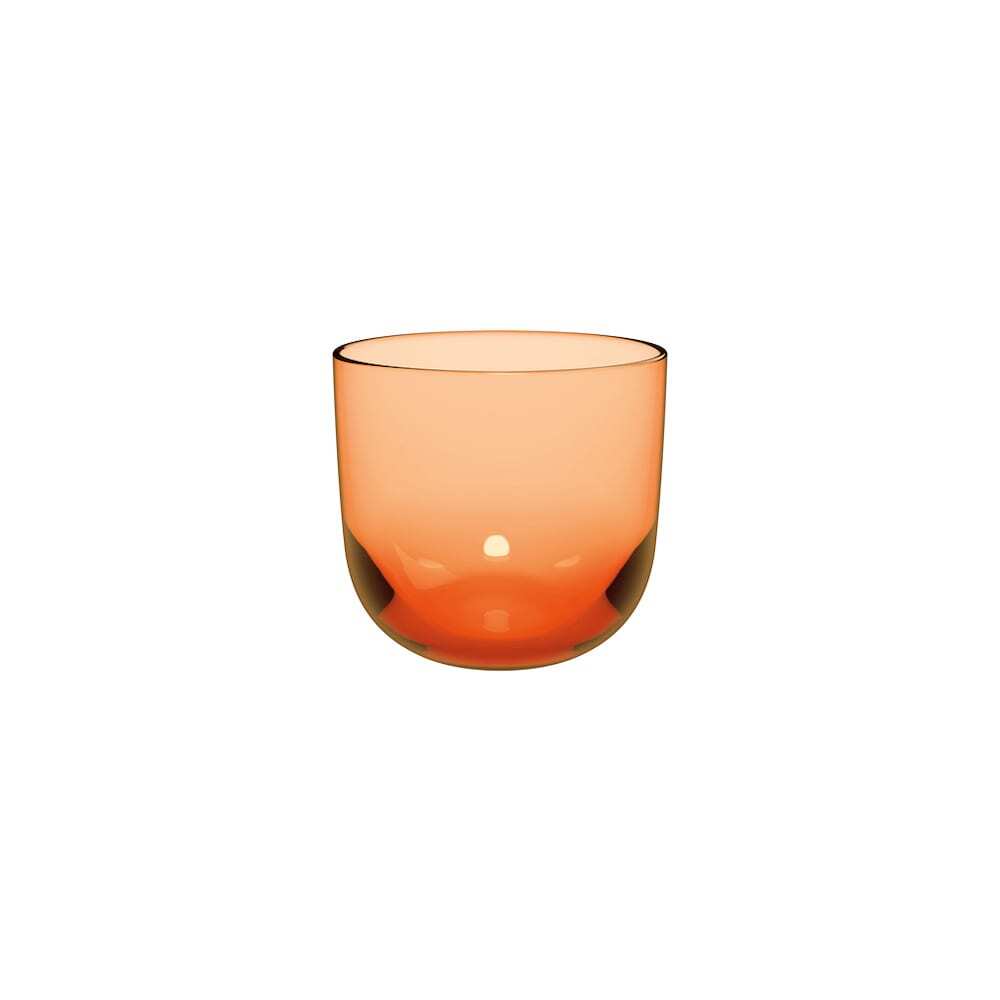 LIKE BY VILLEROY & BOCH Villeroy & Boch – Like Apricot waterglas set 2-dlg, gekleurd glas abrikoos, 9 x 8 cm